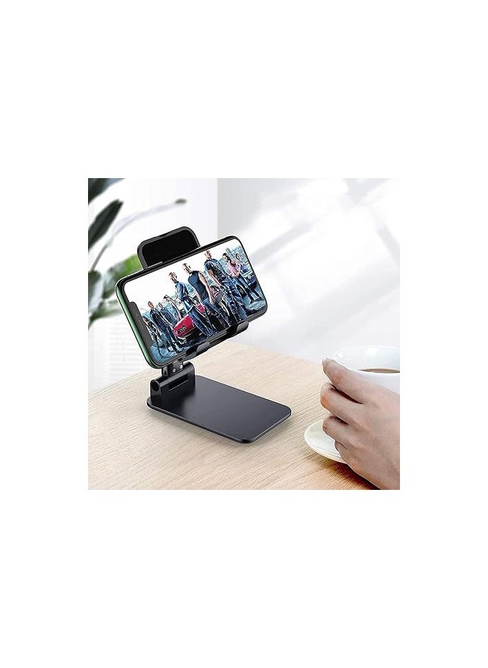 Cacktlet - Foldable Mobile phone Stand Tablet Work area All-inclusive Convenient Rotatable Metal Holder for iPhone, iPad Arouse, Nintendo Switch, Cell and up to 13", Assorted Colors - Image 1