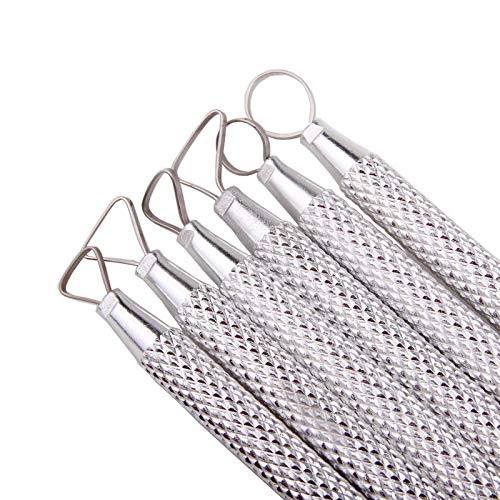 Zuoyou 6 PCS Clay Pottery Sculpting Tools Set Pottery Clay Sculpture Caving Scraper Craft Modelling Tools - Image 5