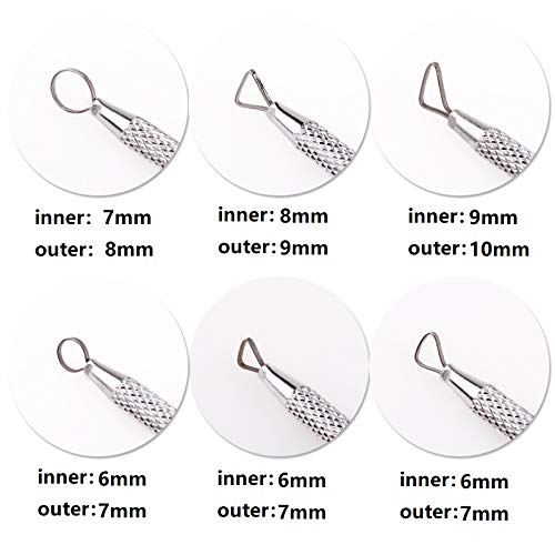 Zuoyou 6 PCS Clay Pottery Sculpting Tools Set Pottery Clay Sculpture Caving Scraper Craft Modelling Tools - Image 4