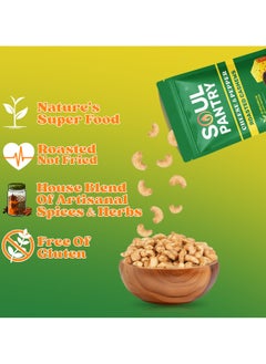 Soul Pantry Soul Pantry Cheese and Pepper Cashew Nuts – Protein-Rich, Vitamin-Loaded, Antioxidant-Fueled Crunch, Perfectly Balanced Nutrition with Premium Seasonings – Healthy Snacks (Pack of 2)  - Image 3