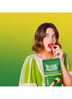 Soul Pantry Soul Pantry Cheese and Pepper Cashew Nuts – Protein-Rich, Vitamin-Loaded, Antioxidant-Fueled Crunch, Perfectly Balanced Nutrition with Premium Seasonings – Healthy Snacks (Pack of 2)  - Image 4