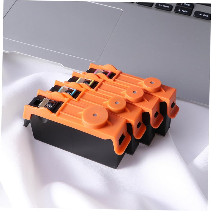 4 Pack Compatible Ink Cartridge Replacement Set Black Red Yellow Blue Odorless - Image 5