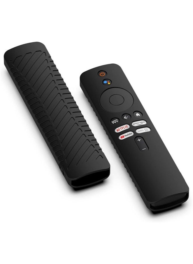 KENSUO Silicone Protective Case for Xiaomi Mi TV Box S (2nd Gen)Remote Control Anti Slip Silicone Protective Skin Cover (Black)  - Image 4