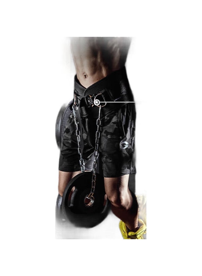 LAURASTAR Laura Star Pull-Up Weighted Waist Belt, Waist Strength Training, Thickened Iron Chain Parallel Bars, Metal Steel Buckle Version - Image 2