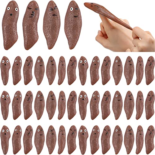 Sotiff 42 Pieces Finger Slingshot Toys Fake Toy Ornament Slingshot Prank Fingers Stretchy Funny Rubber for Flying Game and Party Favor 256 x 079 Inch - Image 1