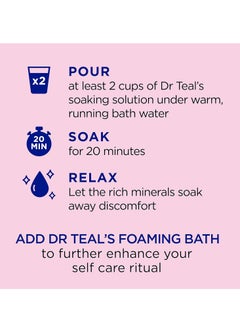 Dr Teal's Dr Teal's Epsom Salt Soaking Solution Pomegranate & Black Currant 1.36Kg  - Image 4