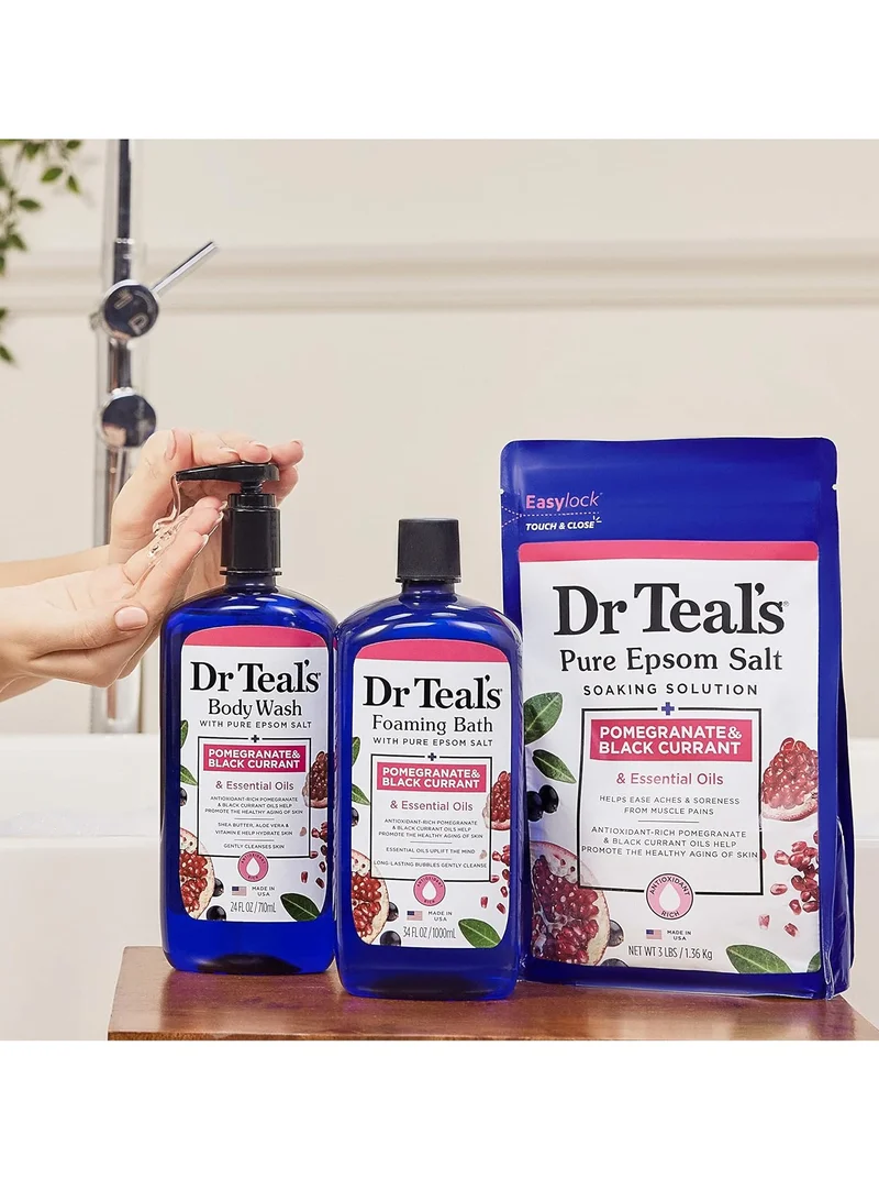 Dr Teal's Dr Teal's Epsom Salt Soaking Solution Pomegranate & Black Currant 1.36Kg