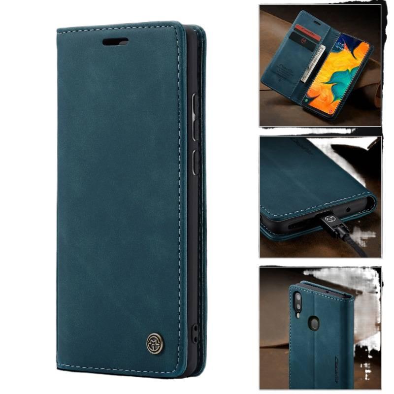 غطاء واقي | حامل قائم | حماية من السقوط | مقاوم للصدمات لـ Samsung Galaxy S21 Ultra | أزرق - Image 1