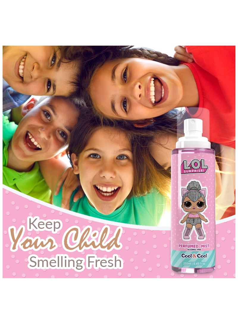 كول اند كول كول آند كول رذاذ معطر للأطفال خالٍ من الكحول من إل أو إل سربرايز كيتي كوين، 250 مل - Image 3