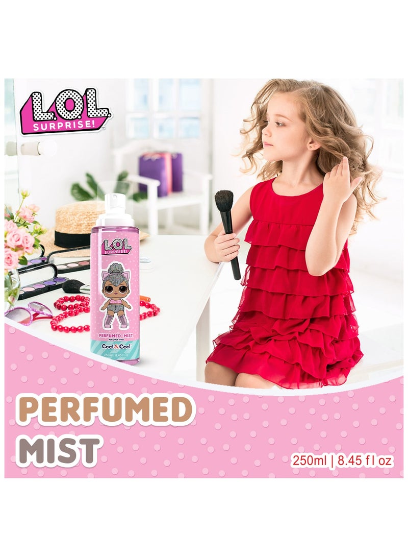 كول اند كول كول آند كول رذاذ معطر للأطفال خالٍ من الكحول من إل أو إل سربرايز كيتي كوين، 250 مل - Image 2