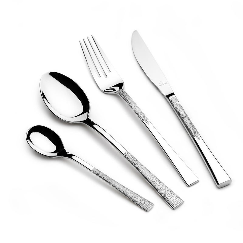 Arshia Stainless Steel Cutlery Sets 86pcs Silver - Image 1