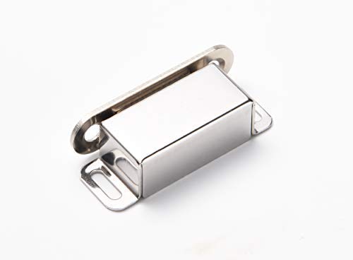 Mousike Cabinet Magnets Magnetic Door Catch Stainless Steel Door Magnet for Kitchen Bathroom Cupboard Wardrobe Closet Closures Cabinet Door Drawer Latch 20 lbs(6Pack) - Image 3