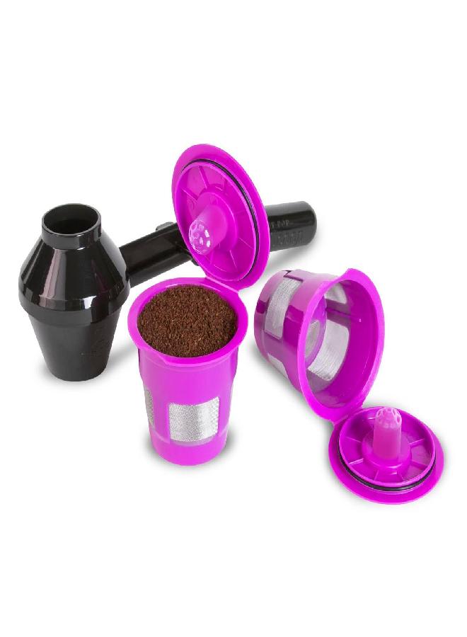 Perfect Pod Cafe Fill Value Pack by Perfect Pod - 1-Stream Reusable K Cup Coffee Pod Filters & Scoop, Compatible with Keurig K-Duo, K-Mini, 1.0, 2.0, K-Series and Select Single Cup Coffee Makers - Image 1