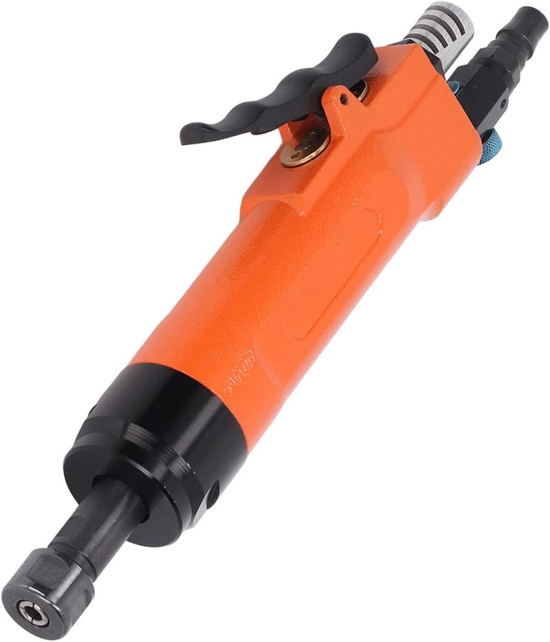 Straight Air Die Grinder, Pneumatic Die Grinder with 6mm Precise Collet, 3000RPM Ergonomic Compact Air Grinder Tool for Grinding Polishing Derusting in Auto Aircraft - Image 2