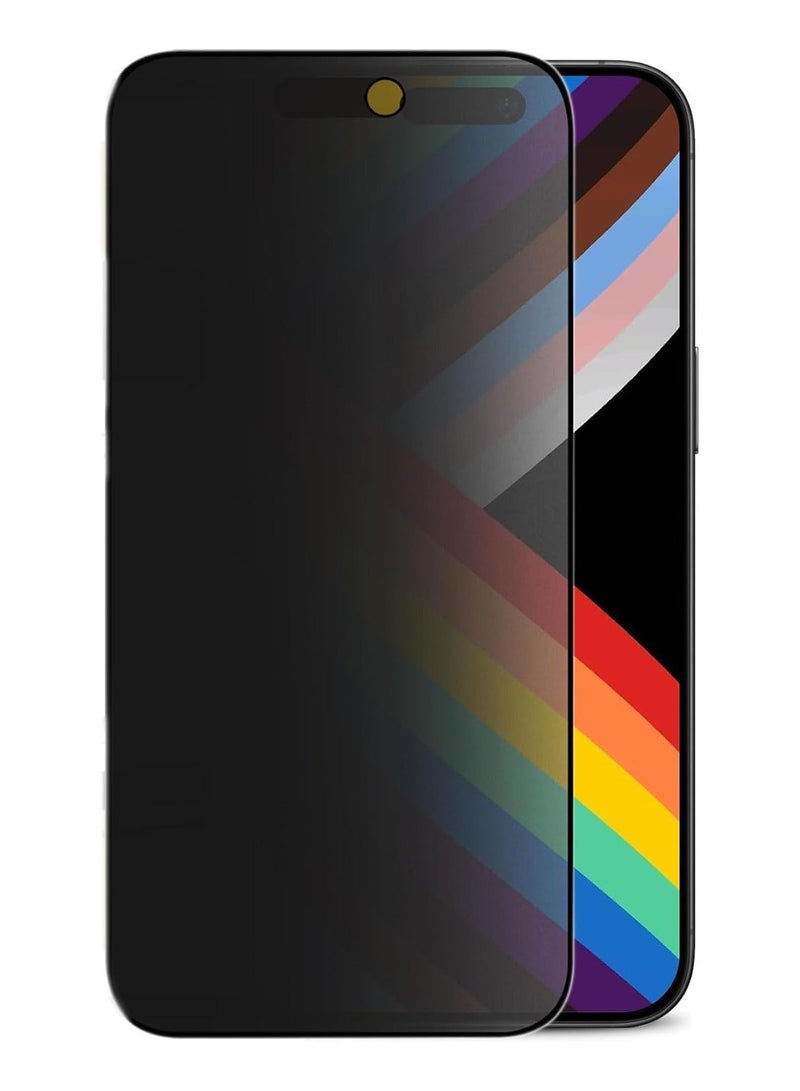 Mothca Matte Privacy Screen Protector for iPhone 16 Pro Max with Easy Installation Tool, Anti Spy Anti Glare Full Coverage Tempered Glass Film, Anti-Fingerprint, Case Friendly Smooth as Silk - Image 1