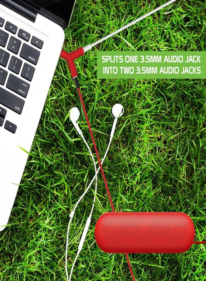 Cellet 3.5mm Stereo Audio Splitter, Headphone Splitter :Share Your Sound with Multiple Devices (3 Pack) - Image 4