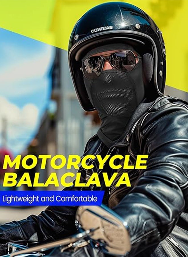 Polish'D Balaclava Face Mask with Glasses Holes for Men Women Summer Cooling Shiesty Mask Sun UV Protection for Motorcycle Work Ski - Image 4
