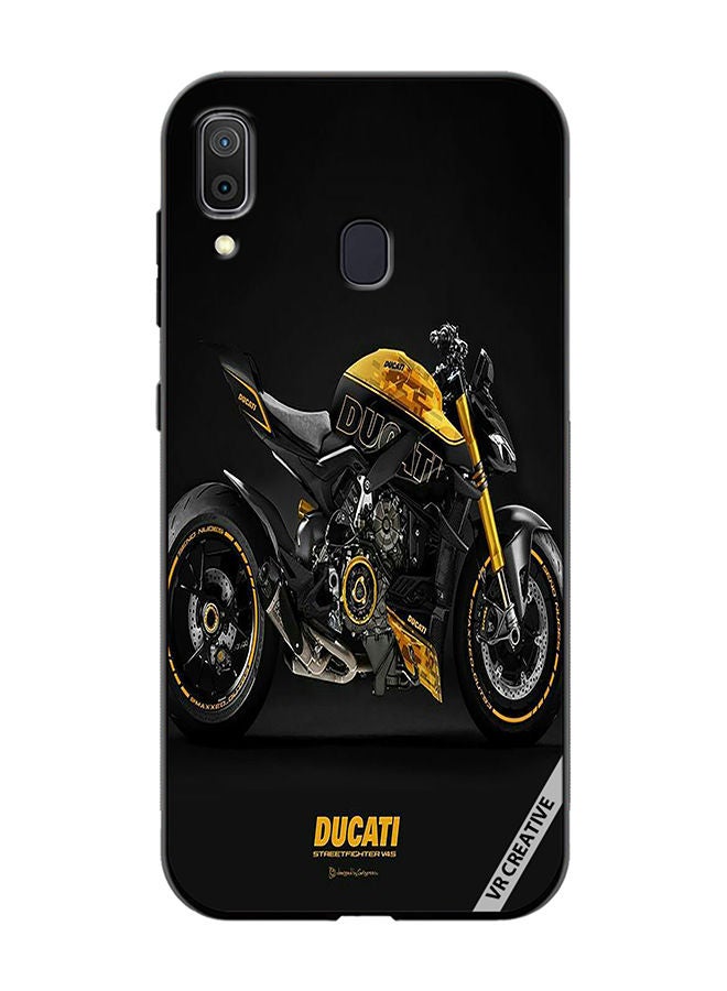 VR CREATIVE Protective Case Cover For Samsung Galaxy A30 Ducati Design Multicolour - Image 1