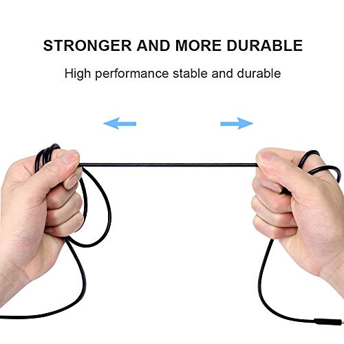 MQDITH 2.0M Replacement Audio Cable Compatible with Astro A40 A40TR Gaming Headset, Inline Mute Wire and No Volume Control Cord (TPE Cord) - Image 4