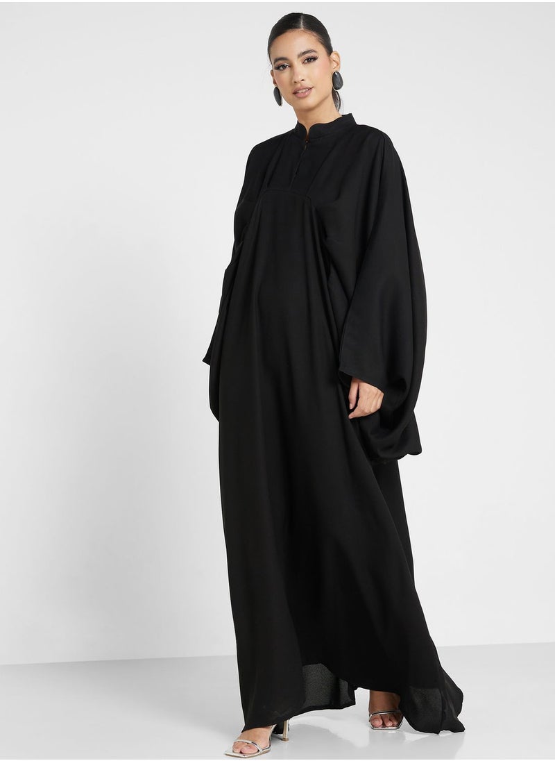 hayas closet - Cape Sleeve Abaya - Image 1