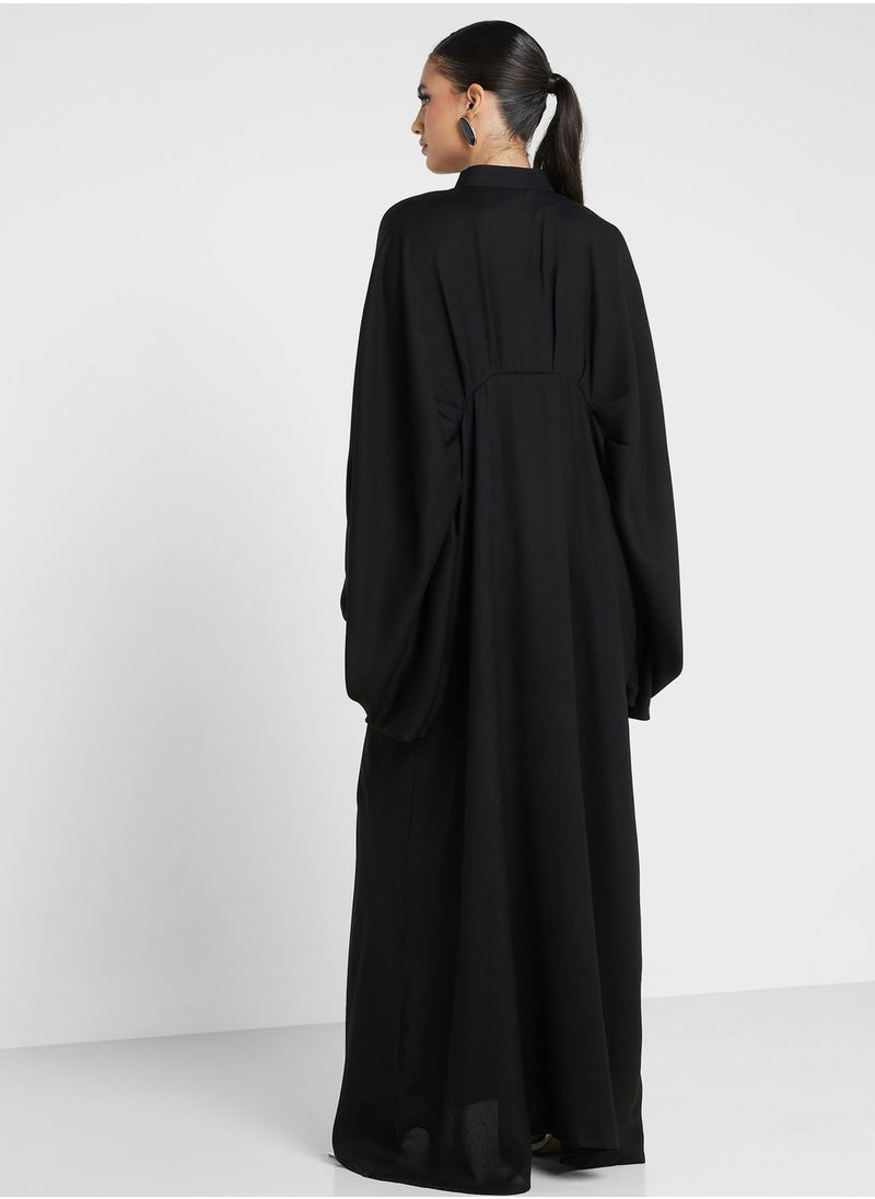 hayas closet - Cape Sleeve Abaya - Image 1