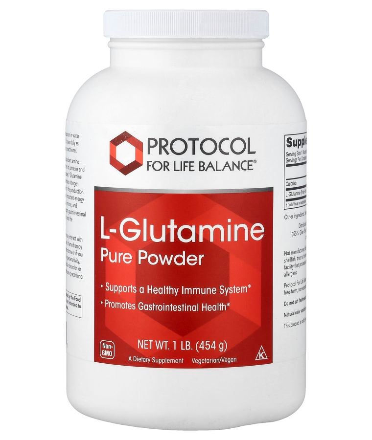 Protocol For Life Balance L-Glutamine Pure Powder 1 lb (454 g)