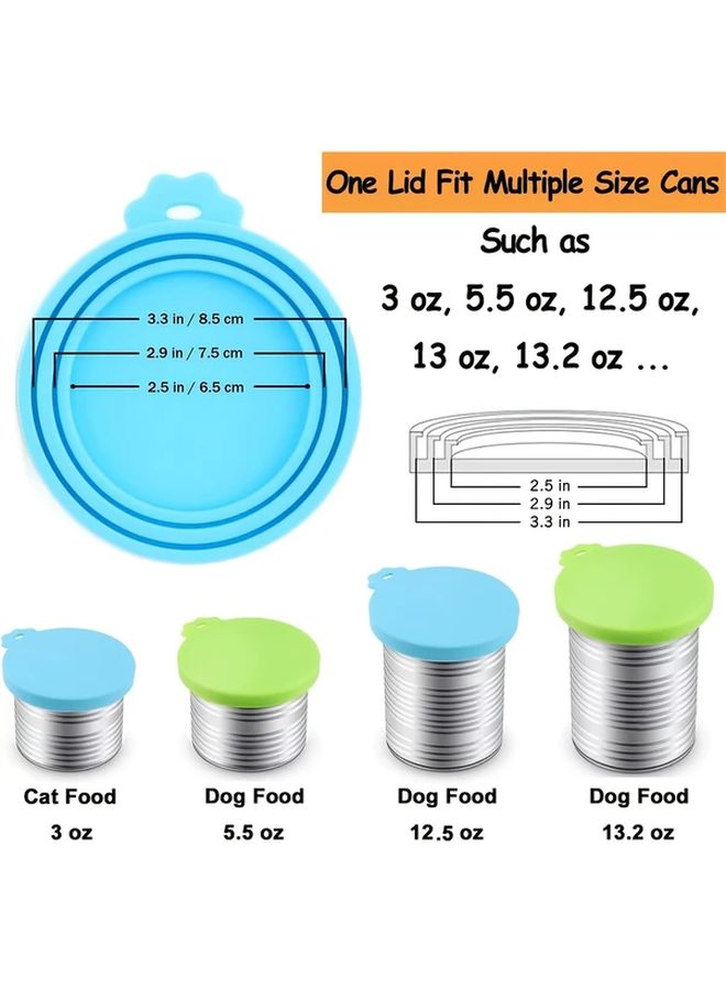 Pink Silicone Pet Can Lids With Spoon Universal Size Leakproof Seal Dishwasher Safe Reusable Dog Cat Food Covers - Image 2