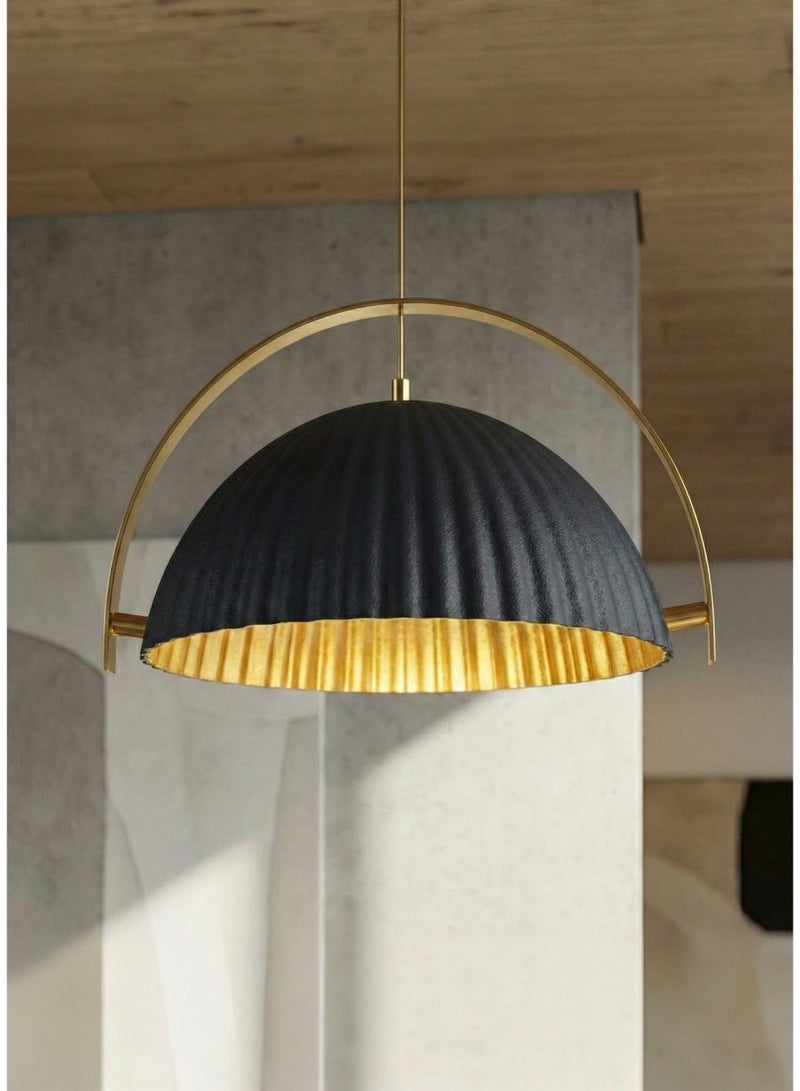 BUY4LESS -  Modern Lighting, Single pendent, Light, Vintage metal Black & Gold Color pendent, Black & Gold Color, 25x38x100 cm, Suitable for bedroom , kitchen, coffee shop, Adjustable height - Image 5