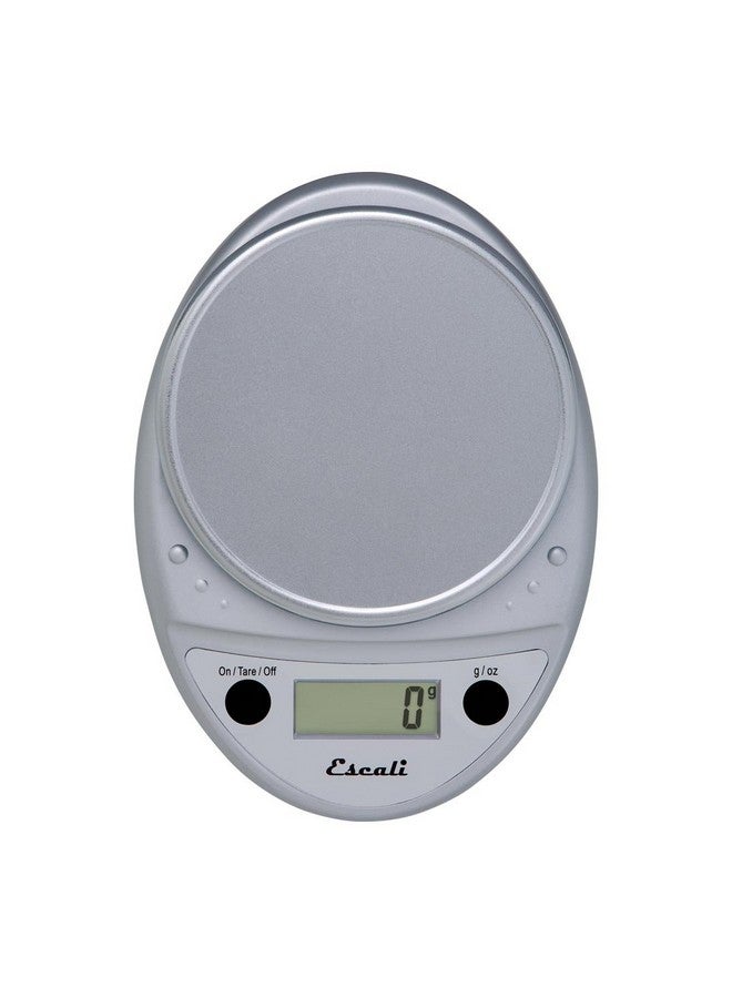 Escali Primo Digital Food Scale Multi-Functional Kitchen Scale and Baking Scale for Precise Weight Measuring and Portion Control, 8.5 x 6 x 1.5 inches, Chrome - Image 2