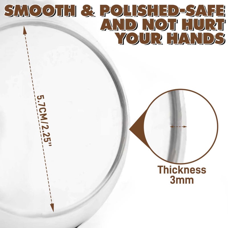 La Llareta Glass Food Storage Canister, 3 PiÃ¨ces Storage Container with Ball Cork, Clear Glass Storage Jar, for Sugar, Coffee, Candies(550ml/750ml/1200ml) - Image 3