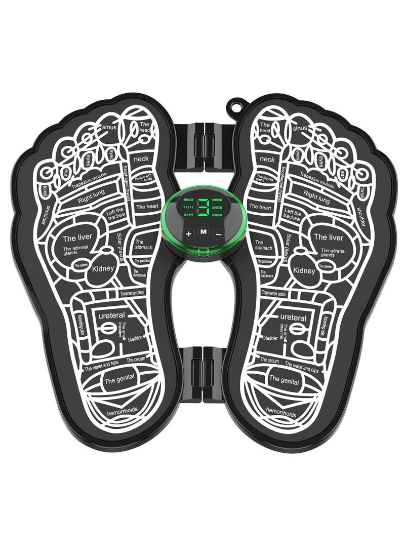 Foot Massager Mat - Electric Feet Acupressure Pad Acupuncture Massager Legs Circulation Machine Anti Fatigue Sore Feet Relief Device Relaxation Gifts for Women Men