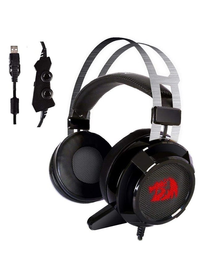 Redragon H301 SIREN2 7.1 Virtual Surround Noise Canceling LED Gaming Headset - Image 2