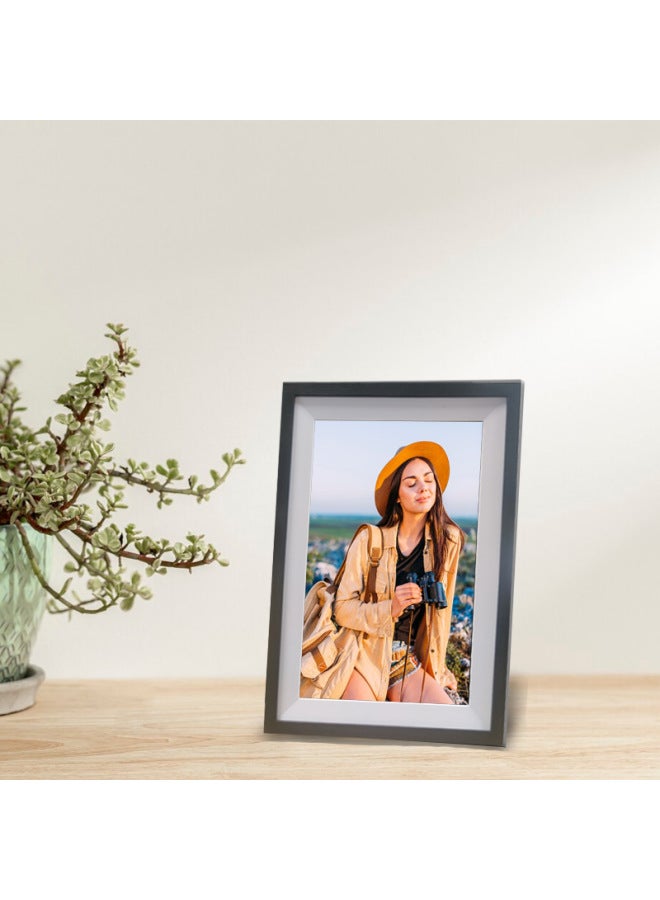10-Inch Charging Cloud Photo Frame 32G Smart High Definition Digital Frame Wireless Transmission Electronic Album-Color:10.1 Inch Touch Screen 32G Memory [white]] - Image 3