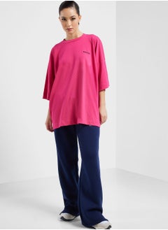 Wide Leg Logo Joggers