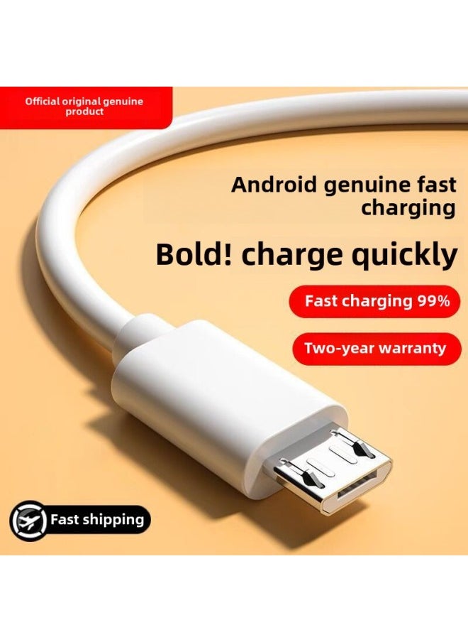 Generic - Android Data Cable Fast Charging For Huawei Mobile Phone Charging OPP0 Millet Vivo Charger 4a Flash Charging Usb Cable-Color:Authentic Android Micro Speed 99%_brand Guarantee: 2-pack 2.0m Two-year Warranty - Image 1