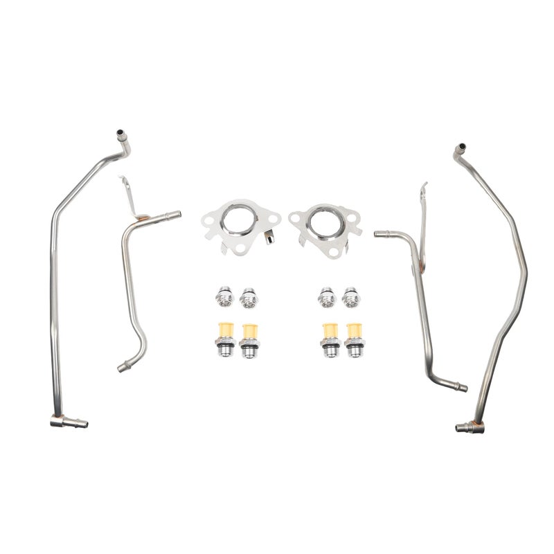 Dasbecan 926186 926187 Turbo Coolant Line Kit Passenger and Driver Both Side fit for 20112016 Ford F150 20152021 Transit 150250350350 HD20152017 Lincoln NavigatorFord Expedition - Image 2