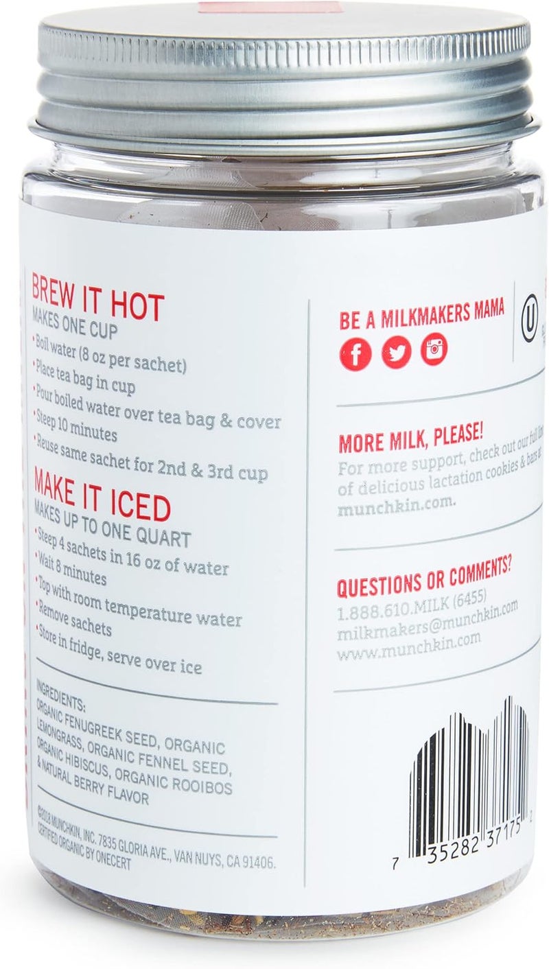 Munchkin شاي لاكتاسيون ميلكمكرز بنكهة التوت - Image 5