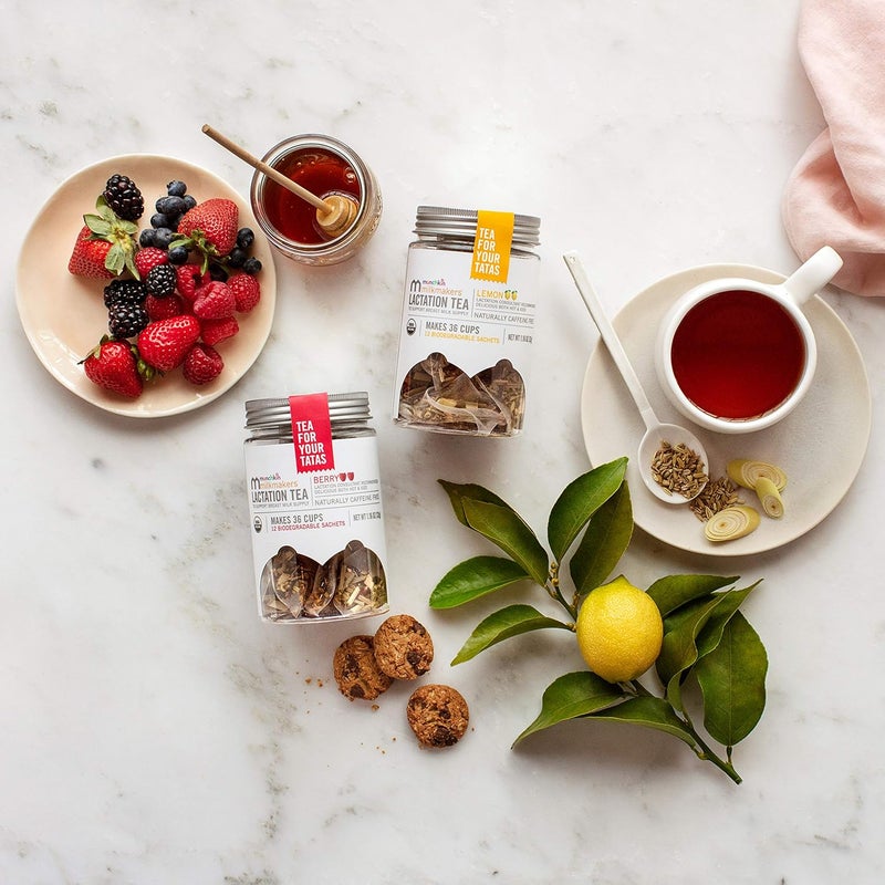 Munchkin شاي لاكتاسيون ميلكمكرز بنكهة التوت - Image 4