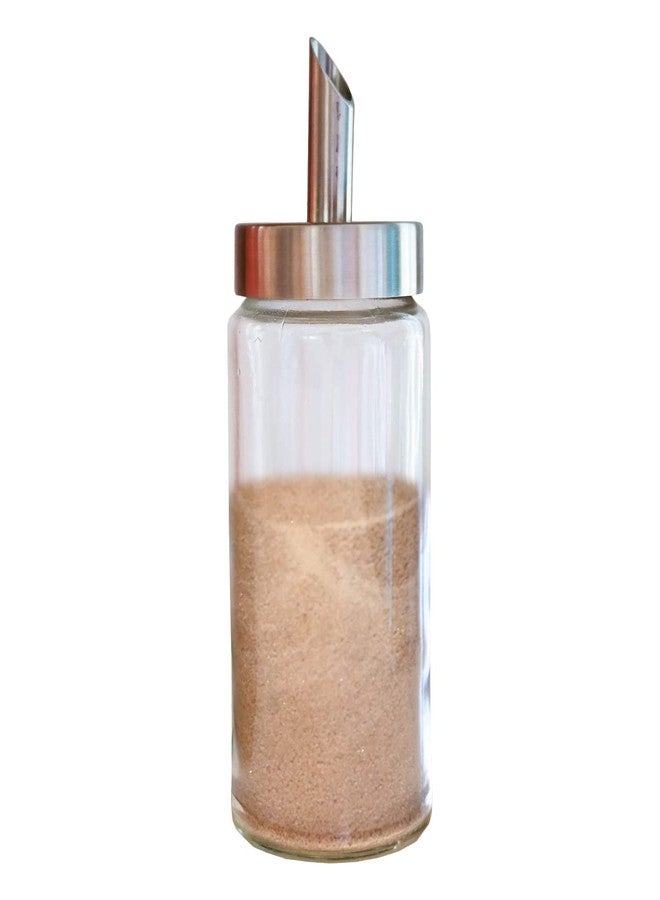 Etrog Global Cinnamon (4.25 inch Hight) Dispenser/Pourer/Shaker – MODREN STILE Brushed Nickel - Stainless Steel Lid - ideal Sugar & cinnamon - Image 1