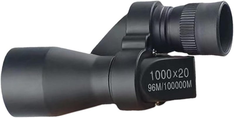 زاوية صغيرة سوداء محمولة أحادية العين سريعة التركيز تلسكوب مائل للسفر والمشي لمسافات طويلة والحفلات الموسيقية - Image 1