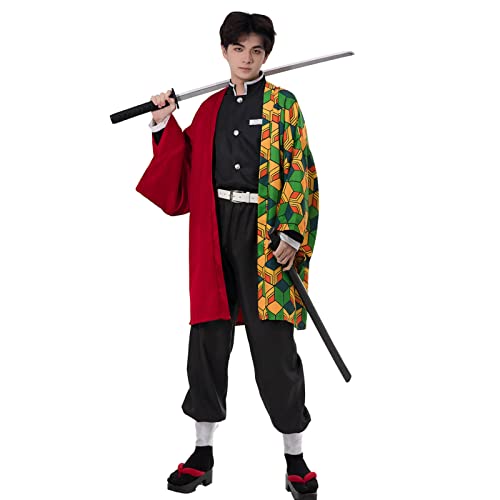 Nuoqi Giyuu Tomioka Cosplay Giyuu Cosplay Costume Giyu Tomioka Full Uniform 10-12 - Image 1