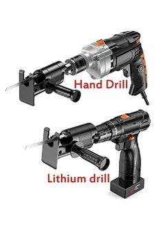 Helmik Helmik Reciprocating Saw Adapter Electric Drill Modified Household Saw Power Drill to Jig Saw Portable Woodworking Cutting Tool Corded Electric  - Image 5