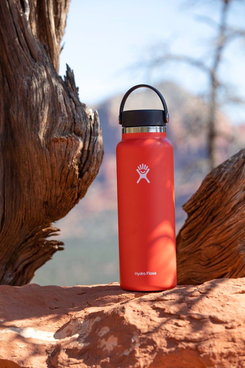 Hydro Flask Wide Mouth Bottle with Flex Cap 40 oz - Image 3