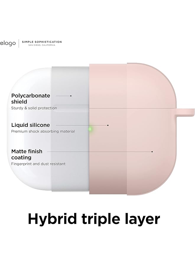 Elago Eapp2Rh Hang Pk Liquid Hybrid Case With Keychain For Airpods Pro 2 Pink - Image 3