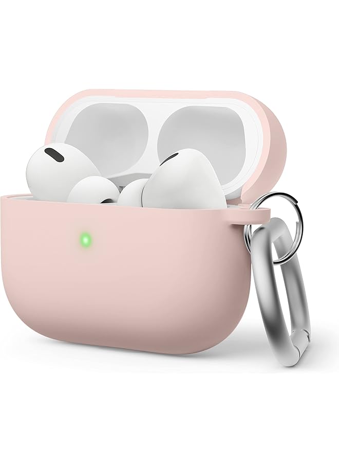 Elago Eapp2Rh Hang Pk Liquid Hybrid Case With Keychain For Airpods Pro 2 Pink - Image 1