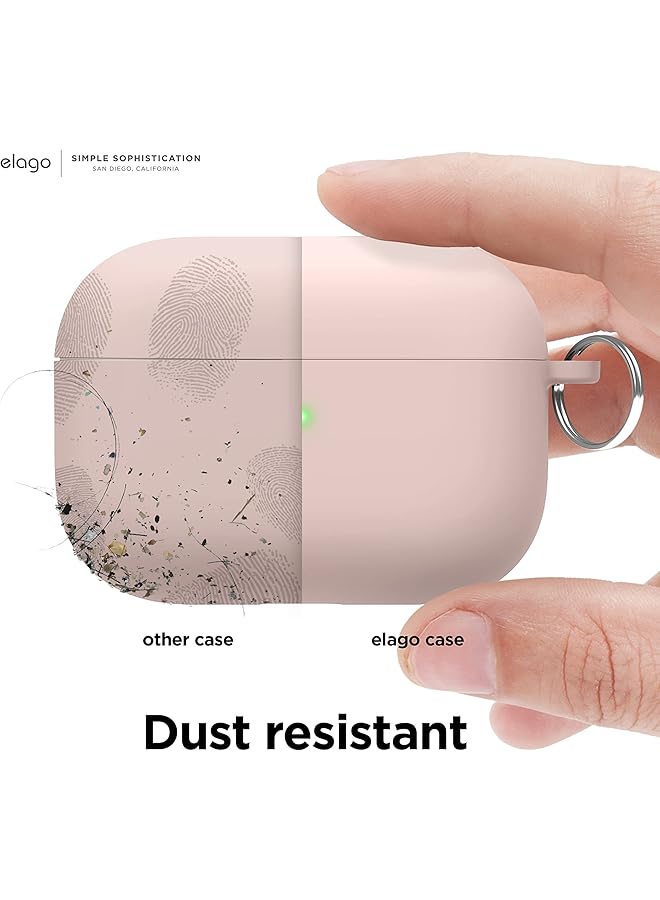 Elago Eapp2Rh Hang Pk Liquid Hybrid Case With Keychain For Airpods Pro 2 Pink - Image 4