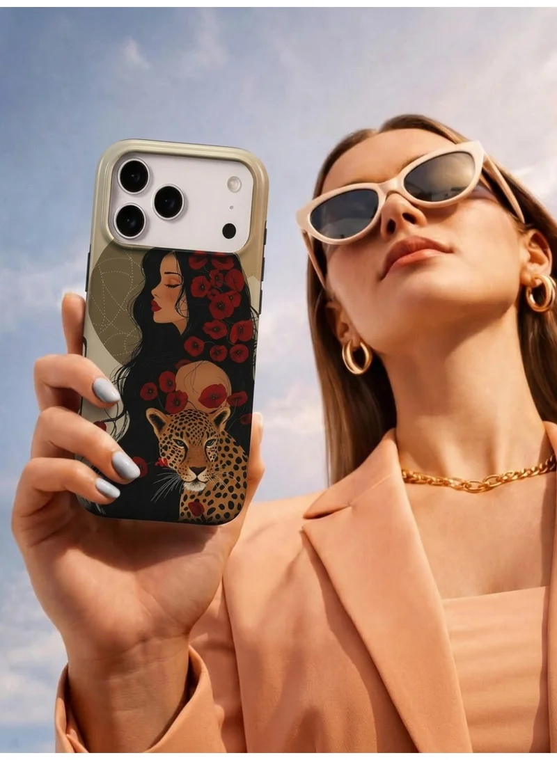 Mobcos Mobcos iPhone 17 Pro Woman Mobcos iPhone 17 Pro Woman Premium Case Compatible with Hybrid Dual-Layer Hard Shell + Silicone Protection - Scratch-Resistant Shockproof Mobile Cover  | Best Price UAE