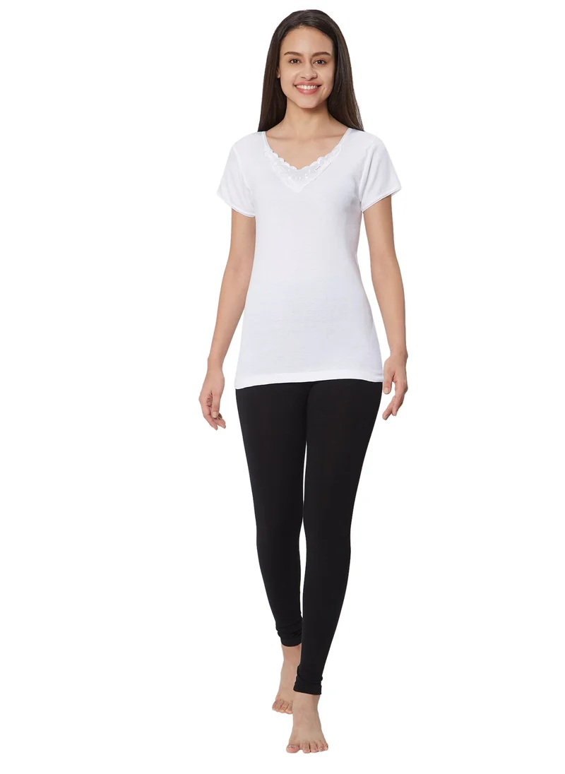 BYC WOMEN'S COTTON UNDERSHIRT (PACK OF 3) - WHITE