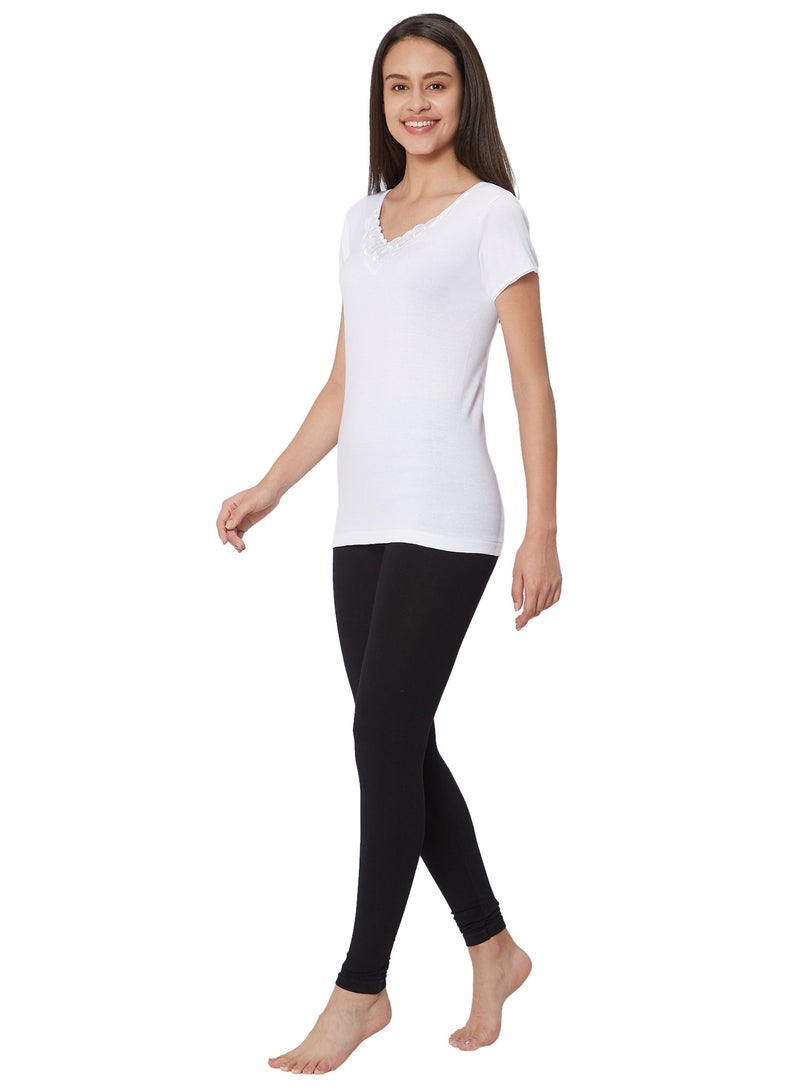 BYC WOMEN'S COTTON UNDERSHIRT (PACK OF 3) - WHITE  - Image 3