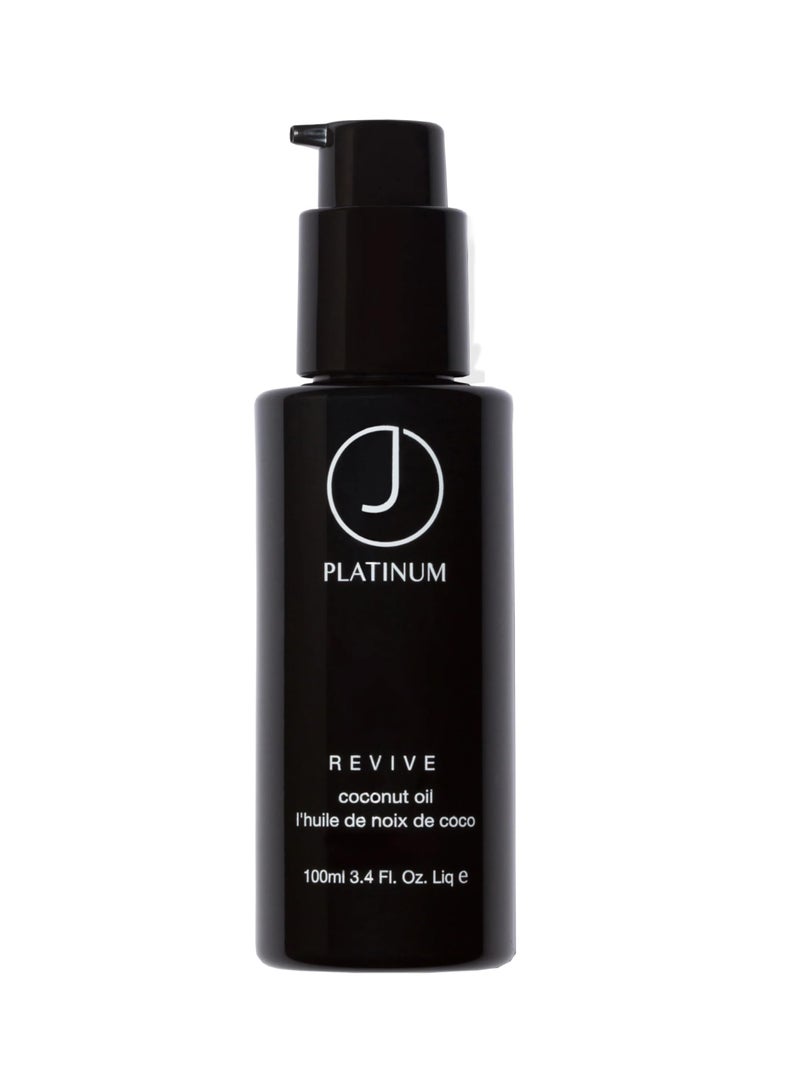J Beverly Hills Platinum Revive Hair Oil with Argan Oil for Heat Protection, 3.4 Oz - Image 1